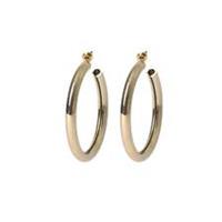 Miso Womens Tube Metal Hoops Hoop Earrings