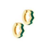 All We Are Womens Oceano Huggi Huggie Earrings