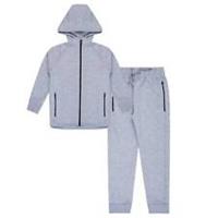 Firetrap Kids Zip Jog Set Baby Fleece Tracksuit Sports Casuals - 3-4 Regular