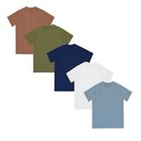 Firetrap Kids 5pk T-Shirt Regular Fit - 12-13 Regular