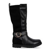 Miso Kids Heart Buckle Boot Knee High Boots