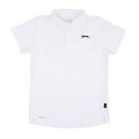 Slazenger Kids Court Polo Juniors Short Sleeve Performance Shirt Tee Top - 7-8 (SB) Regular