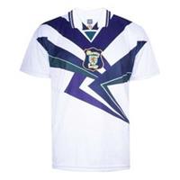 Score Draw Mens Scotland 1996 Away Retro Football Shirt Adults International - S Regular