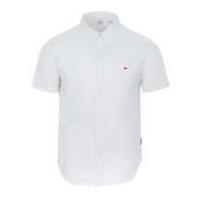 Lee Cooper Mens Short Sleeve Oxford Shirt - M Regular