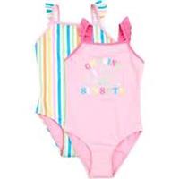 Threadbare Kids Stp X2 Sst L One Piece Pool Beach Swimsuit Swimwear - 5/6 Regular