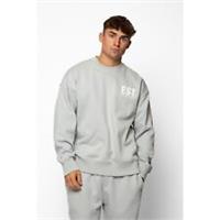 Established Mens Unwsh Sweat Crew Sweater - L Regular