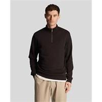 Lyle & Scott Mens Tonal Quarter Zip 1/4 Fleece Top - L Regular