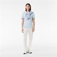 Lacoste Mens Piqu Stripe Collar T-Shirt Regular Fit Collared - XS Regular