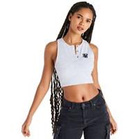 Siksilk Womens Popper Vest Top Crop - 10 Regular