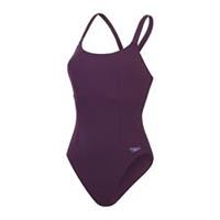 Speedo Womens Shapxbacssuit One Piece Pool Beach Swimsuit Swimwear - 10 Regular