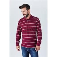 Harvey And Jones Mens Striped Polo Shirt Top Long Sleeve - 2XL Regular