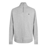 Original Penguin Mens 1/4 Zip Jumper Sweater Pullover Top - S Regular