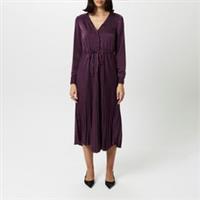 Vero Moda Womens Plisse Dress Maxi - 6 Regular