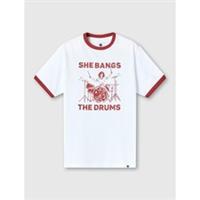 Pretty Green Mens Bangs The Drums T Regular Fit T-shirt - S Regular