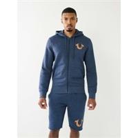 True Religion Mens Logo Zip Hoodie Hooded Sweatshirt Top Straight Jeans Trousers - 30W R Regular