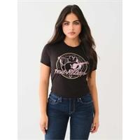 True Religion Kids Crystal Retro Buddha Logo Baby T-shirt Womens Regular Fit - 10 Regular