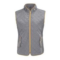 Miso Womens Gilet Sleeveless Jacket Outerwear Top Collared Lightweight - 10 Regular