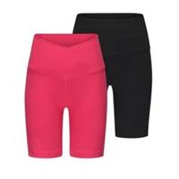 Slazenger Womens Cyc Short 2 Pack Cycling Shorts - 14 Regular
