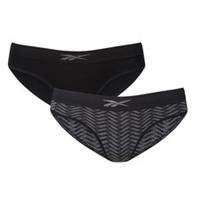 Reebok Womens Ash 2 Pack Briefs Brazillian - 12 Regular