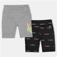 Reebok Kids 2 Pack Short Baby Jersey Shorts - 3-4 Years Regular