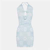 Off White Womens Lace Dress Maxi - 6 Regular