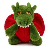 Zappi Co Unisex Dragon Green Soft Toy 21 Cm Eco Plush