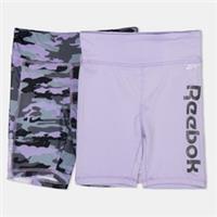 Reebok Kids 2 Pack Short Jersey Shorts - 11-12 Years Regular
