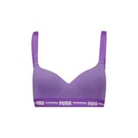 Puma Womens Print Pd Top Low Impact Sports Bra Training Fitness Gym Coreop - 8 Regular