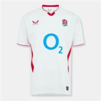 Castore Mens England Rugby Home Shirt 2025 Collared - S Regular