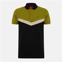 Luke Mens Cala Chev Polo Shirt Top Short Sleeve - S Regular