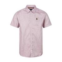 Luke Mens Yoko Shirt Short Sleeve Plain - S Regular