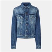 Off White Womens Jacket Outerwear Denim - 8 Regular