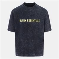 Blank Essentials Mens College T-shirt Short Sleeve Oversized Cotton - S Regular