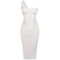 Honeyz Womens Shoulder Dress Bodycon - 10 Regular
