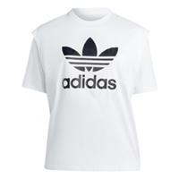 adidas Womens Classic Trefoil T-shirt Short Sleeve Cotton - 24-26 Regular