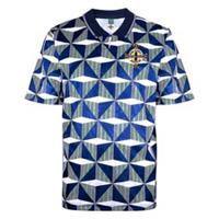 Score Draw Mens Northern Ireland 90 Away Shirt Adults Short Sleeve - S Regular