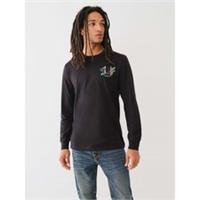 True Religion Mens Long Sleeve High Dynasty T-shirt - S Regular