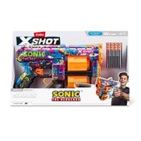 X-Shot Unisex Skins Dread Sonic The Hedgehog Blaster (12 Air Pocket Technology