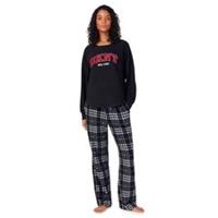 DKNY Womens Crew Pyjamasset Long Sleeve Pyjama Set - 12 Regular