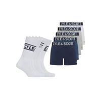 Lyle & Scott Mens Tweed 10pk Socks Gift Set