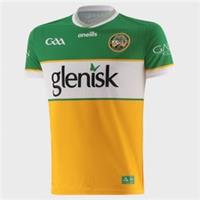 O'Neills Mens Offaly Home Tightfit Jersey Senior Shirt - S Regular