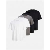 Jack & Jones Mens Pack Hugo Loose T-shirt Regular Fit Crew Neck - S Regular