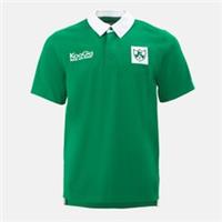 KooGa Mens Ss Jers Short Sleeve Shirt Collared Cotton - S Regular