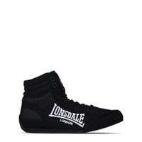 Lonsdale Mens Contender Boxing Boots Full Lace Up Wrestling Shoes Lightweight