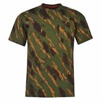 Diem Mens Urban Tee Shirt Fishing Short Sleeve Cotton Camouflage - M Regular