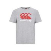 Canterbury Mens Large Logo T-Shirt Short Sleeve Round Neck - S Regular