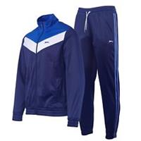 Slazenger Poly Tracksuit Mens Gents Lightweight Zip Athletic Elasticated Waist - 3XL Regular