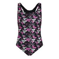 Umbro Womens Print Raceback One Piece Pool Beach Swimsuit Swimwear - 8 Regular