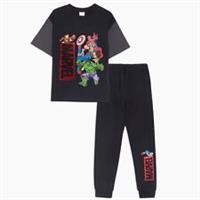 Character Kids B Marvel T And J Closed Hem Fleece Jogging Bottoms Sweatpants - 6-7 Yrs Regular