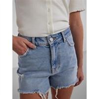 Pieces Womens Hw Shorts Denim - 8 Regular